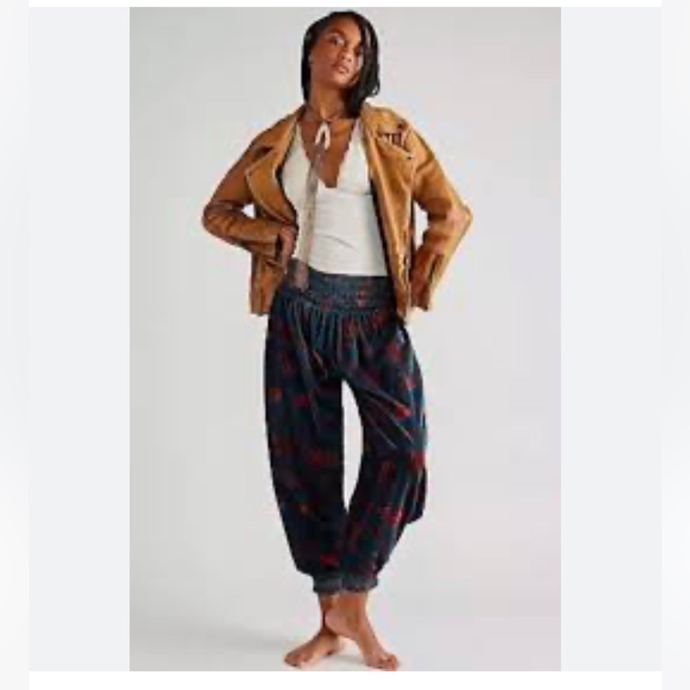 Free People FP One Marla Velvet Pants Size Small New
